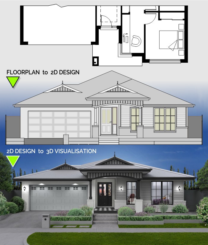 3D Viz Facade Design